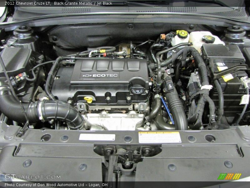 Black Granite Metallic / Jet Black 2012 Chevrolet Cruze LT