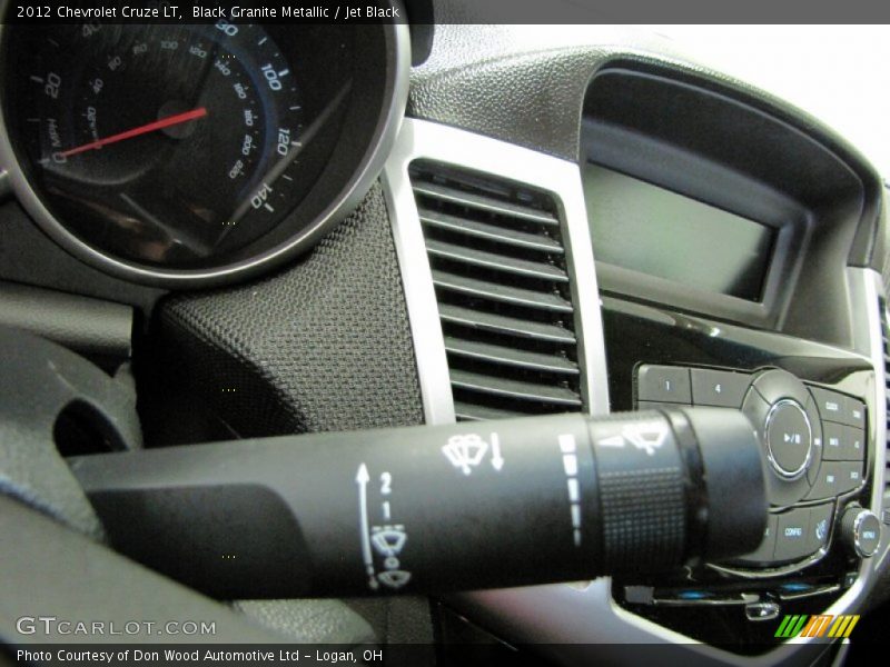 Black Granite Metallic / Jet Black 2012 Chevrolet Cruze LT