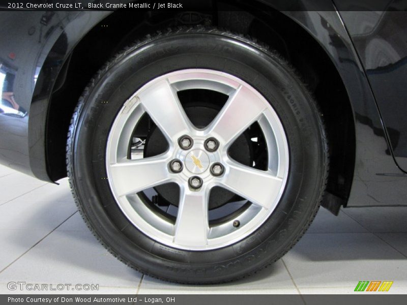Black Granite Metallic / Jet Black 2012 Chevrolet Cruze LT