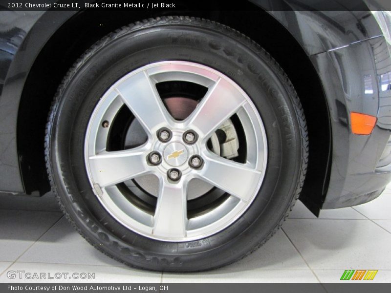 Black Granite Metallic / Jet Black 2012 Chevrolet Cruze LT