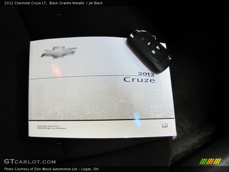 Black Granite Metallic / Jet Black 2012 Chevrolet Cruze LT
