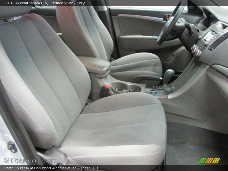 Radiant Silver / Gray 2010 Hyundai Sonata GLS