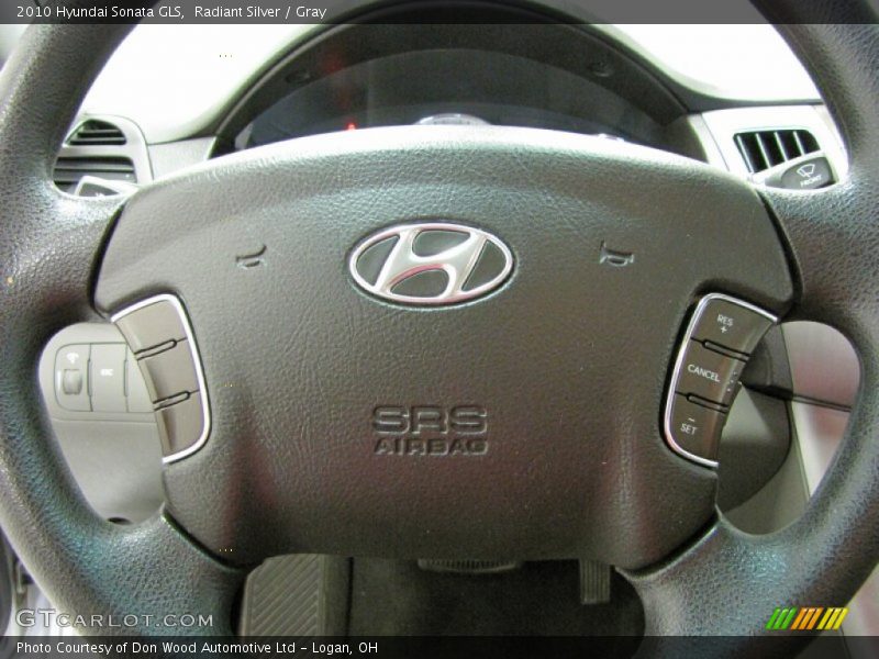 Radiant Silver / Gray 2010 Hyundai Sonata GLS