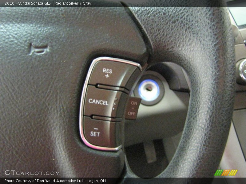 Radiant Silver / Gray 2010 Hyundai Sonata GLS