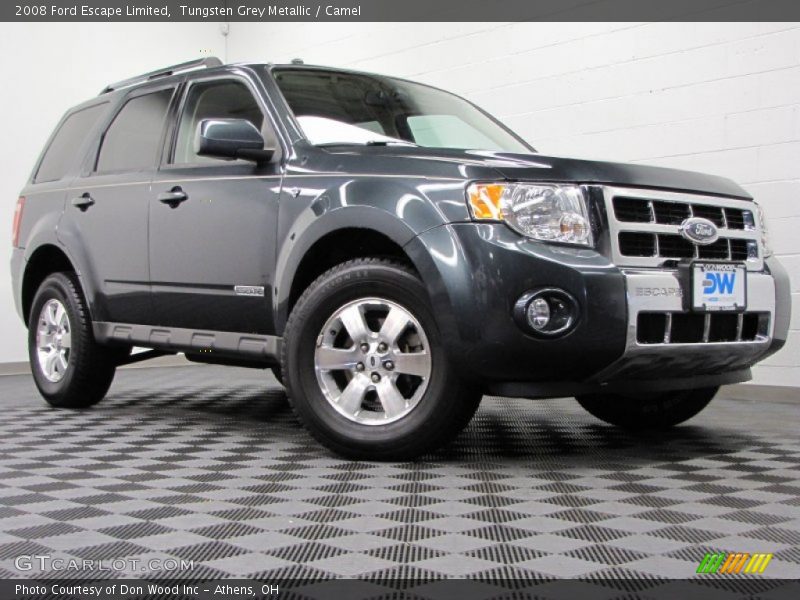 Tungsten Grey Metallic / Camel 2008 Ford Escape Limited
