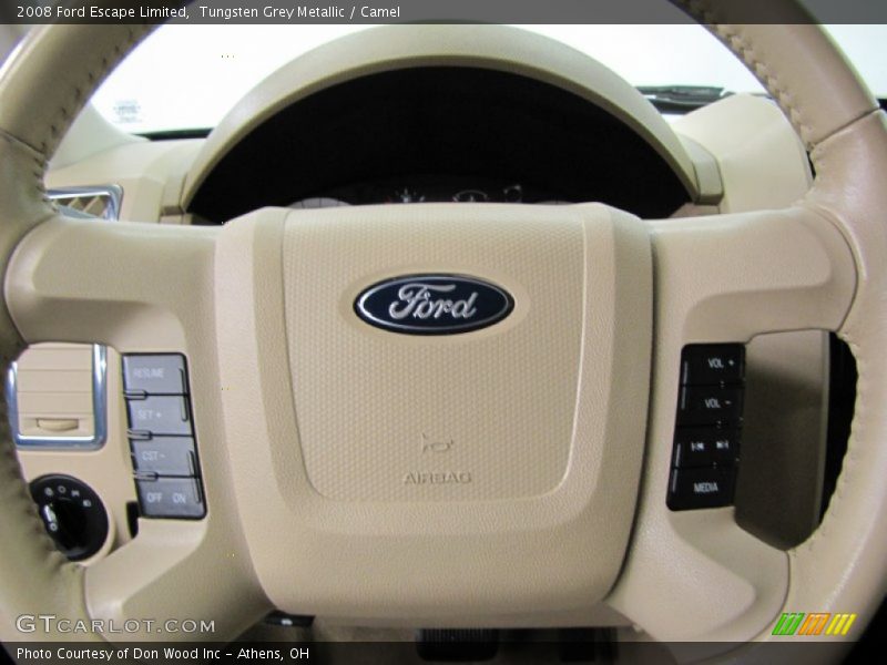 Tungsten Grey Metallic / Camel 2008 Ford Escape Limited