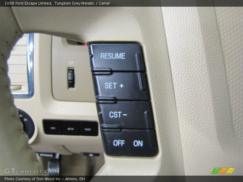 Tungsten Grey Metallic / Camel 2008 Ford Escape Limited