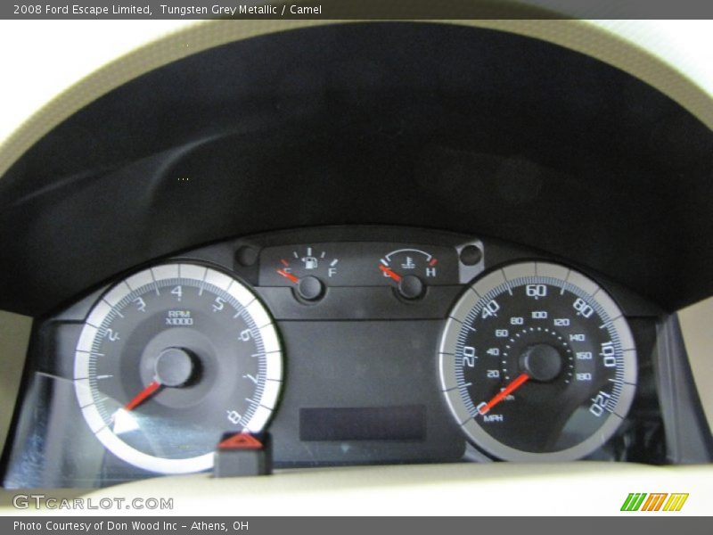 Tungsten Grey Metallic / Camel 2008 Ford Escape Limited
