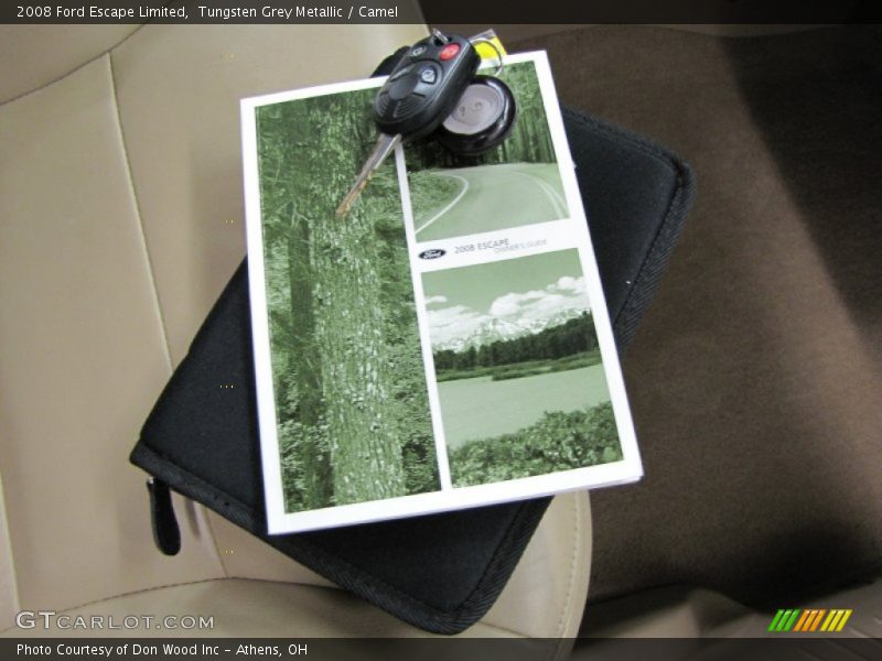Tungsten Grey Metallic / Camel 2008 Ford Escape Limited