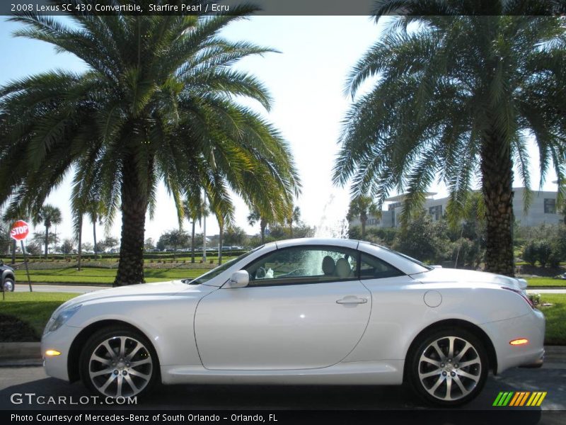 Starfire Pearl / Ecru 2008 Lexus SC 430 Convertible