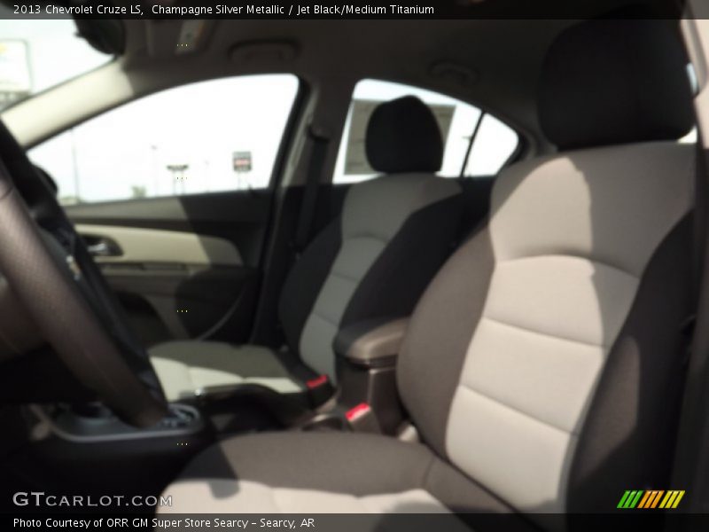 Champagne Silver Metallic / Jet Black/Medium Titanium 2013 Chevrolet Cruze LS