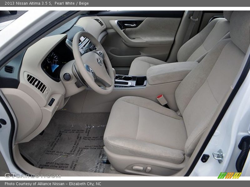 Beige Interior - 2013 Altima 3.5 S 