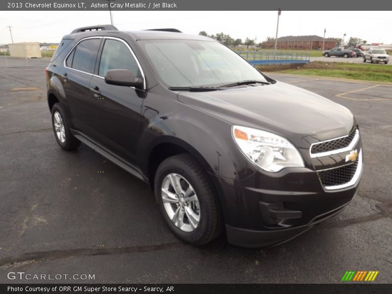 Ashen Gray Metallic / Jet Black 2013 Chevrolet Equinox LT