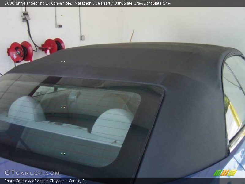 Marathon Blue Pearl / Dark Slate Gray/Light Slate Gray 2008 Chrysler Sebring LX Convertible