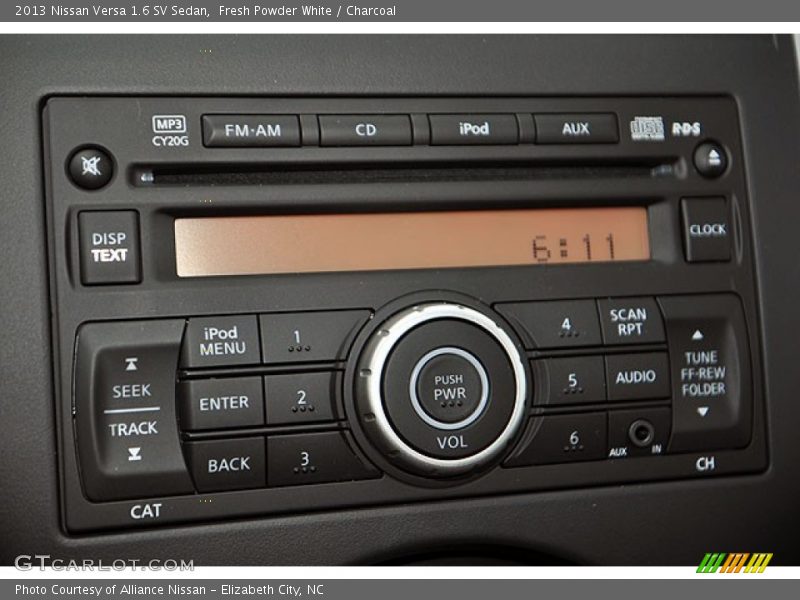 Audio System of 2013 Versa 1.6 SV Sedan