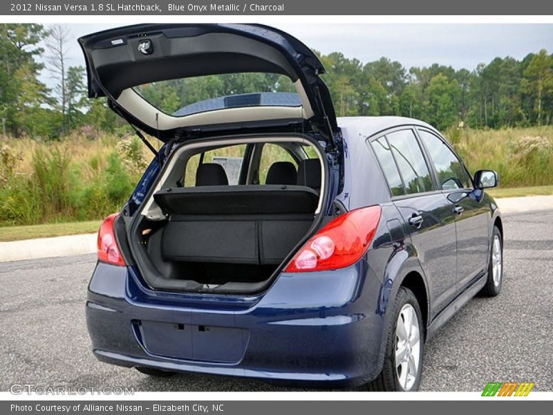 Blue Onyx Metallic / Charcoal 2012 Nissan Versa 1.8 SL Hatchback