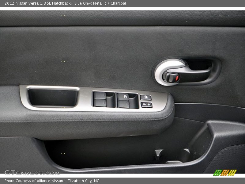 Blue Onyx Metallic / Charcoal 2012 Nissan Versa 1.8 SL Hatchback