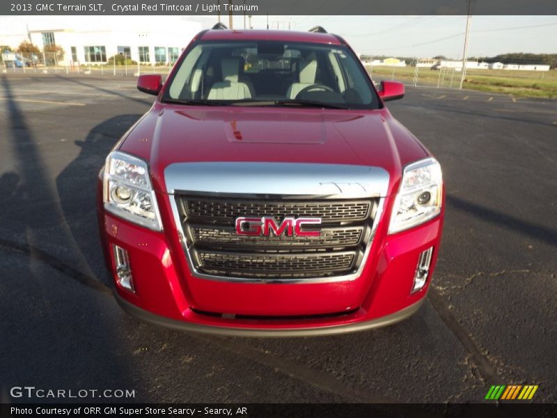 Crystal Red Tintcoat / Light Titanium 2013 GMC Terrain SLT