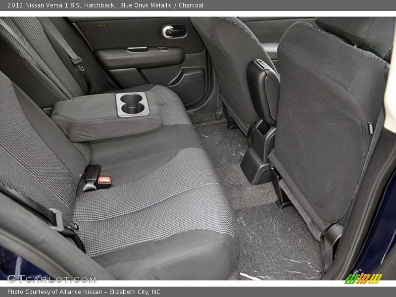 Blue Onyx Metallic / Charcoal 2012 Nissan Versa 1.8 SL Hatchback