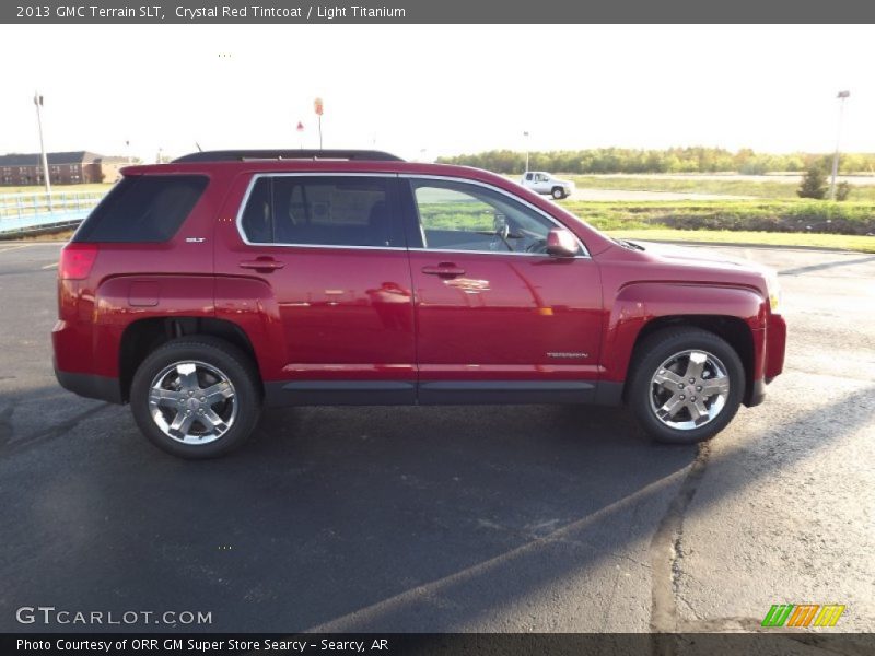 Crystal Red Tintcoat / Light Titanium 2013 GMC Terrain SLT
