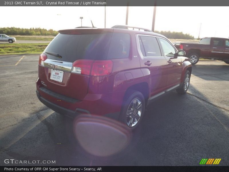 Crystal Red Tintcoat / Light Titanium 2013 GMC Terrain SLT