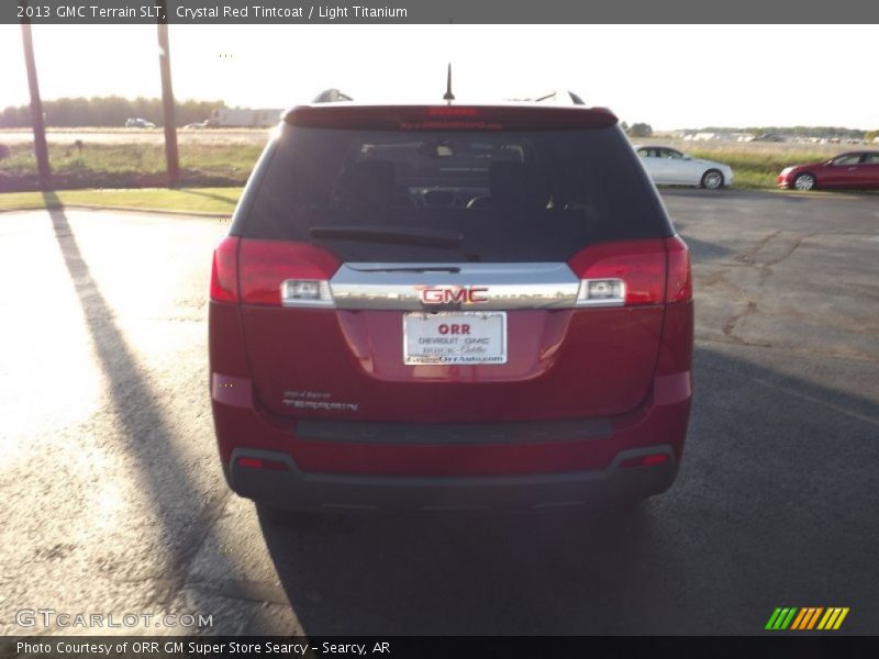 Crystal Red Tintcoat / Light Titanium 2013 GMC Terrain SLT