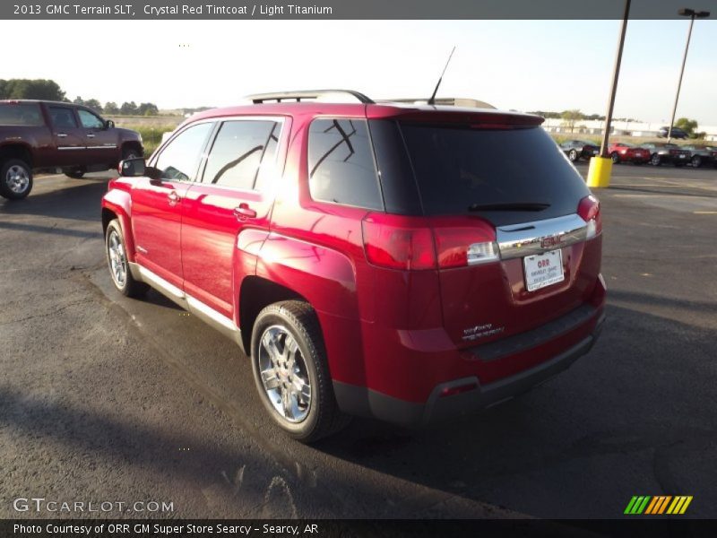 Crystal Red Tintcoat / Light Titanium 2013 GMC Terrain SLT