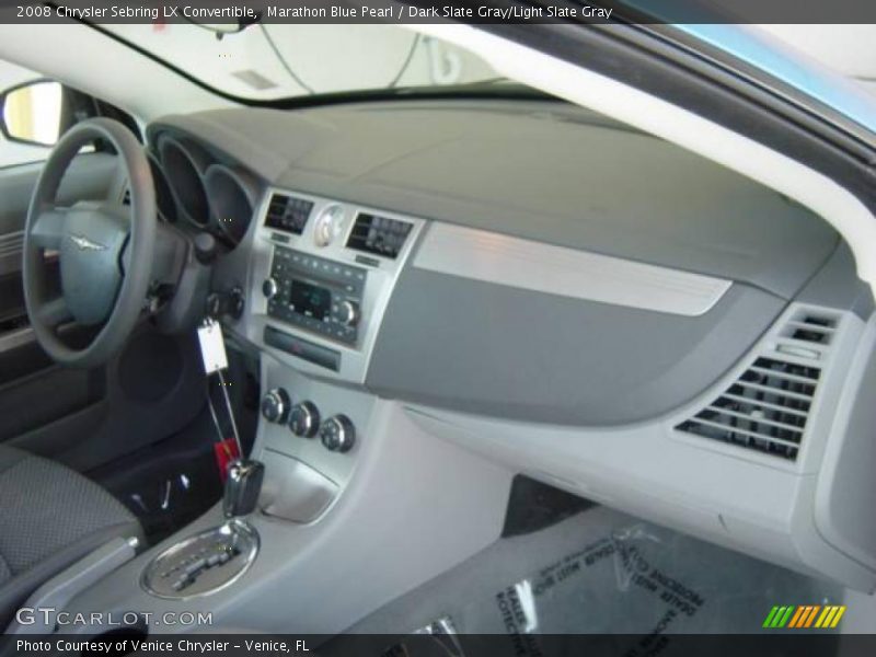 Marathon Blue Pearl / Dark Slate Gray/Light Slate Gray 2008 Chrysler Sebring LX Convertible