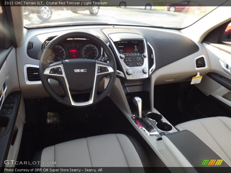 Crystal Red Tintcoat / Light Titanium 2013 GMC Terrain SLT