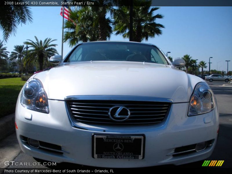 Starfire Pearl / Ecru 2008 Lexus SC 430 Convertible