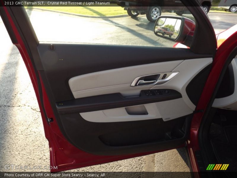 Crystal Red Tintcoat / Light Titanium 2013 GMC Terrain SLT