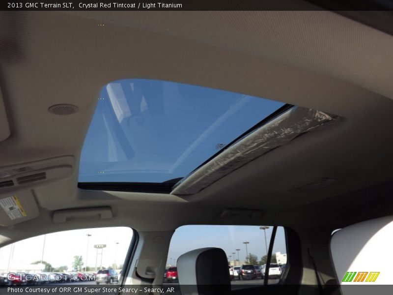 Crystal Red Tintcoat / Light Titanium 2013 GMC Terrain SLT