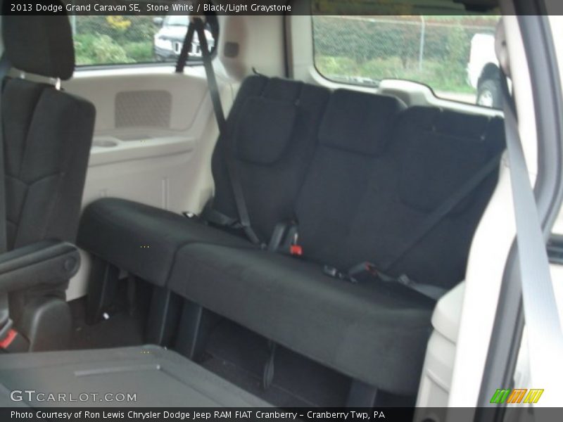 Stone White / Black/Light Graystone 2013 Dodge Grand Caravan SE