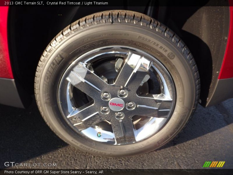 Crystal Red Tintcoat / Light Titanium 2013 GMC Terrain SLT