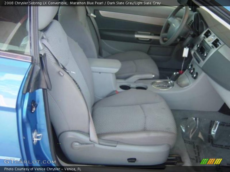 Marathon Blue Pearl / Dark Slate Gray/Light Slate Gray 2008 Chrysler Sebring LX Convertible