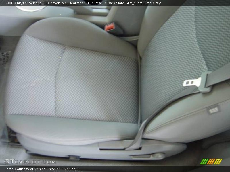 Marathon Blue Pearl / Dark Slate Gray/Light Slate Gray 2008 Chrysler Sebring LX Convertible