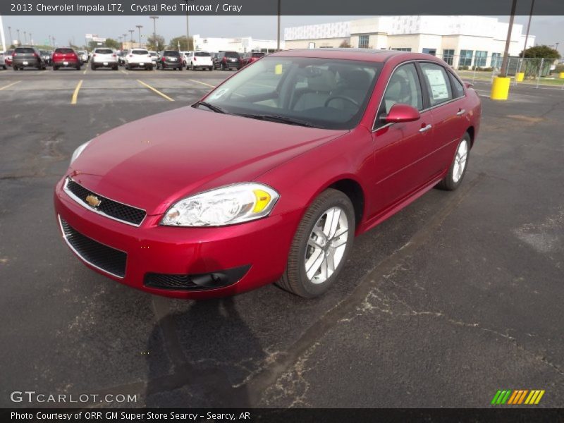 Crystal Red Tintcoat / Gray 2013 Chevrolet Impala LTZ
