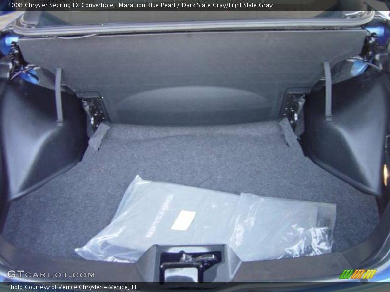 Marathon Blue Pearl / Dark Slate Gray/Light Slate Gray 2008 Chrysler Sebring LX Convertible