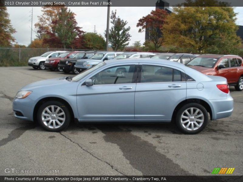Crystal Blue Pearl / Black 2013 Chrysler 200 Touring Sedan