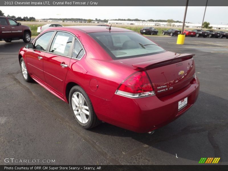 Crystal Red Tintcoat / Gray 2013 Chevrolet Impala LTZ