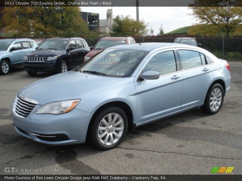 Crystal Blue Pearl / Black 2013 Chrysler 200 Touring Sedan