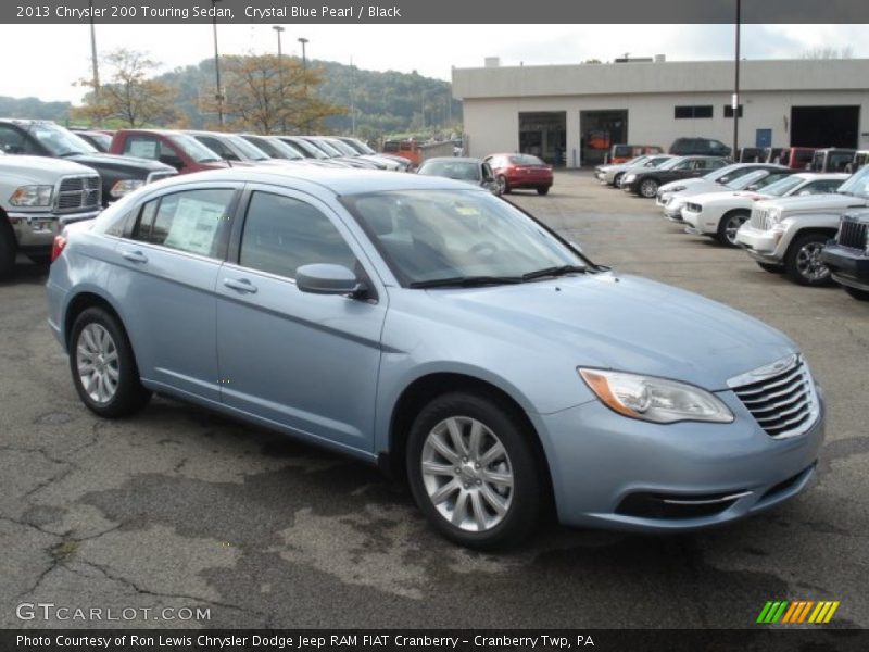 Crystal Blue Pearl / Black 2013 Chrysler 200 Touring Sedan