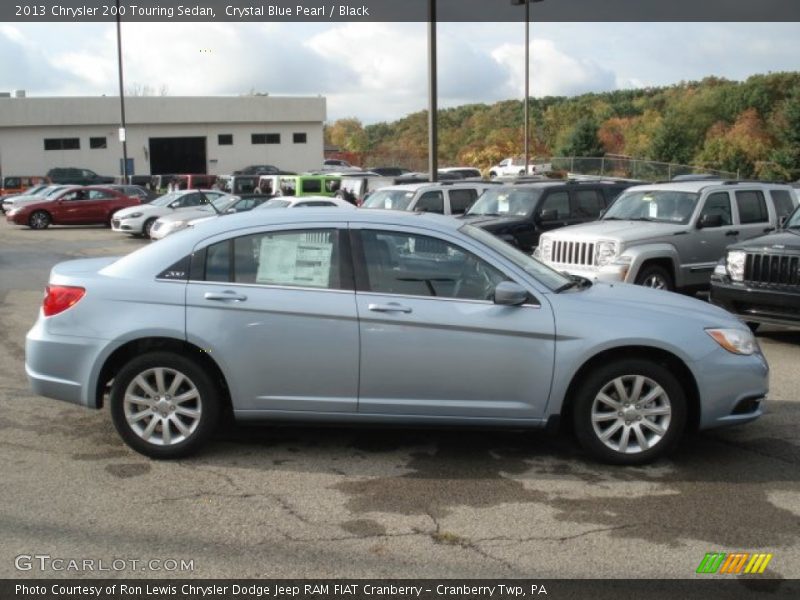 Crystal Blue Pearl / Black 2013 Chrysler 200 Touring Sedan