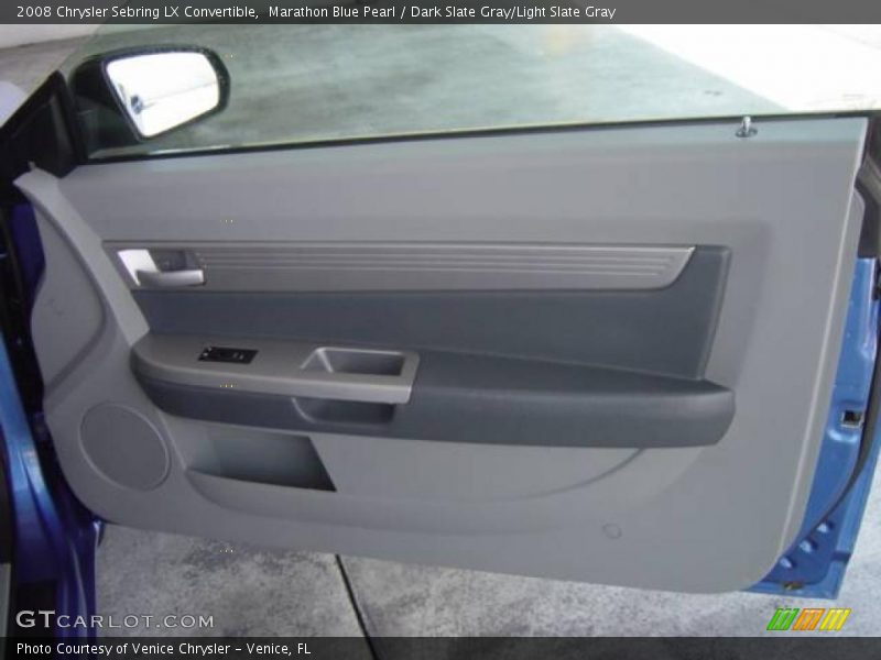 Marathon Blue Pearl / Dark Slate Gray/Light Slate Gray 2008 Chrysler Sebring LX Convertible