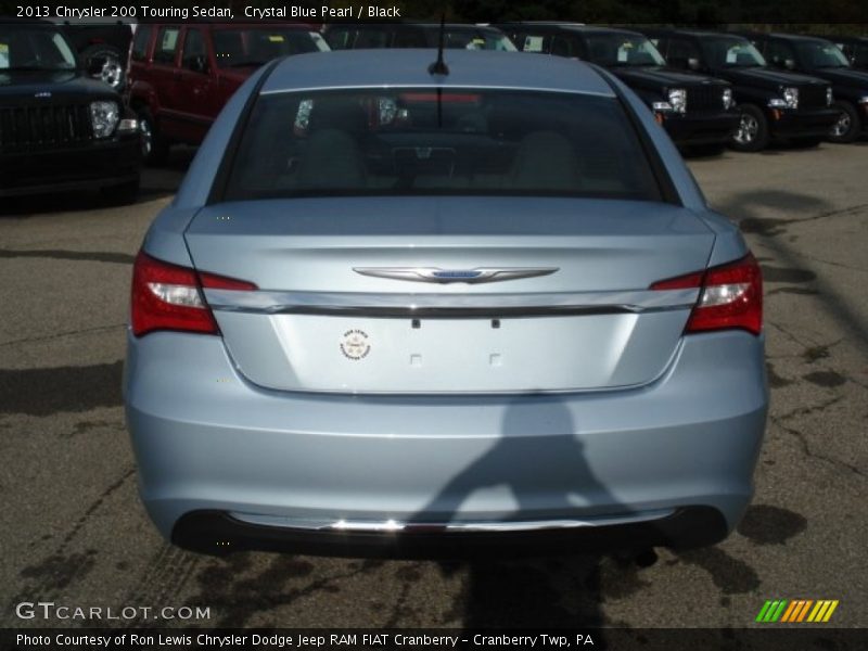 Crystal Blue Pearl / Black 2013 Chrysler 200 Touring Sedan