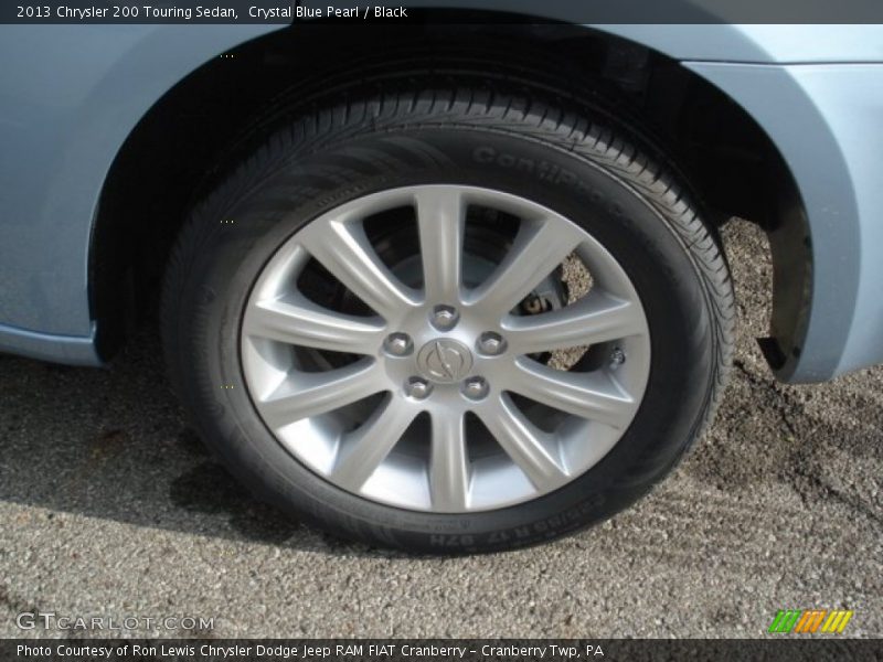 Crystal Blue Pearl / Black 2013 Chrysler 200 Touring Sedan