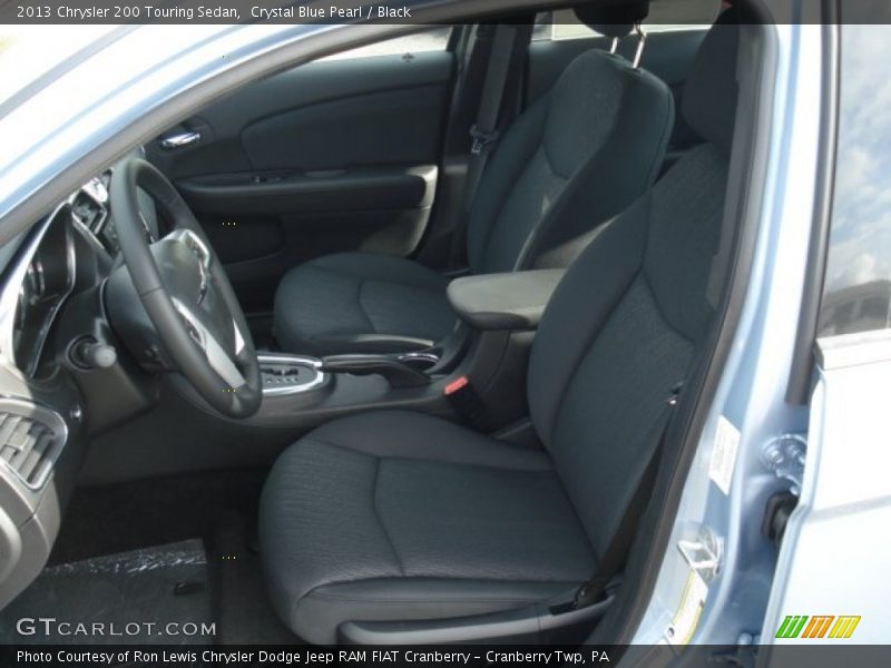 Crystal Blue Pearl / Black 2013 Chrysler 200 Touring Sedan