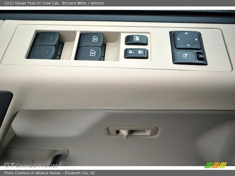 Blizzard White / Almond 2012 Nissan Titan SV Crew Cab