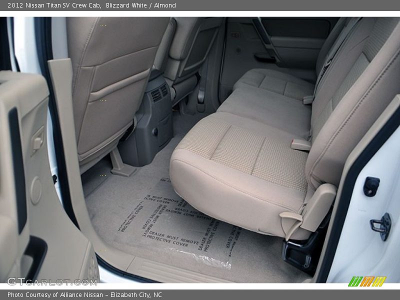Blizzard White / Almond 2012 Nissan Titan SV Crew Cab