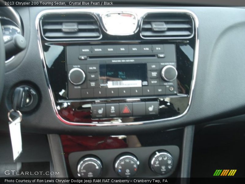 Crystal Blue Pearl / Black 2013 Chrysler 200 Touring Sedan